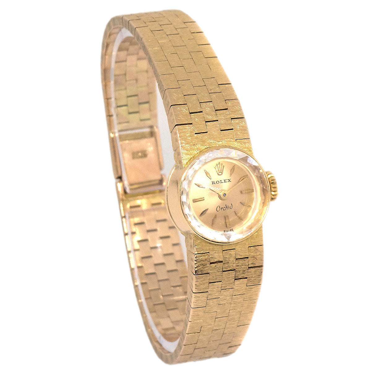Rolex Orchid Ref.2059 Manual-winding Watch 18KYG