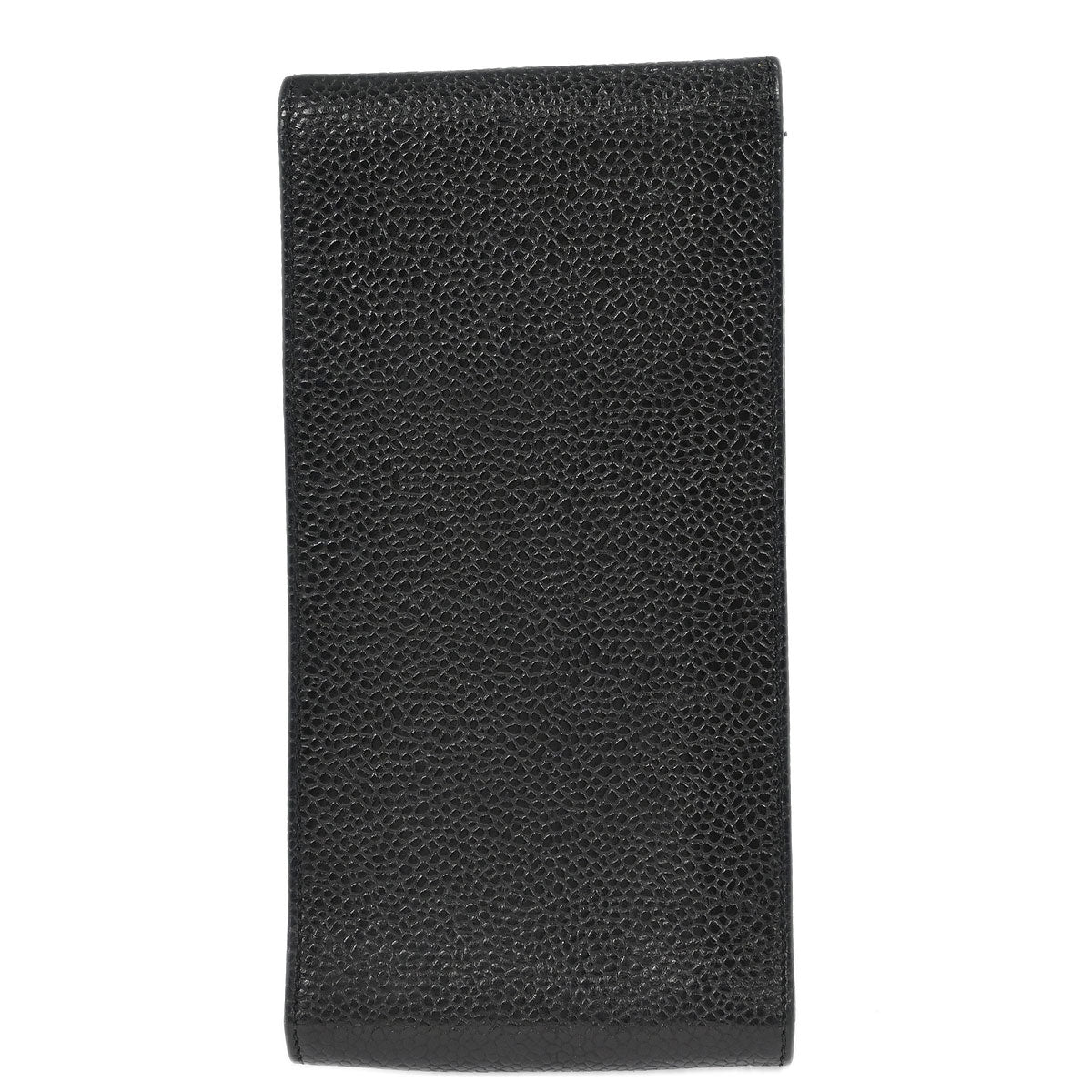 Chanel Black Calfskin Timeless Sunglasses Case Small Good