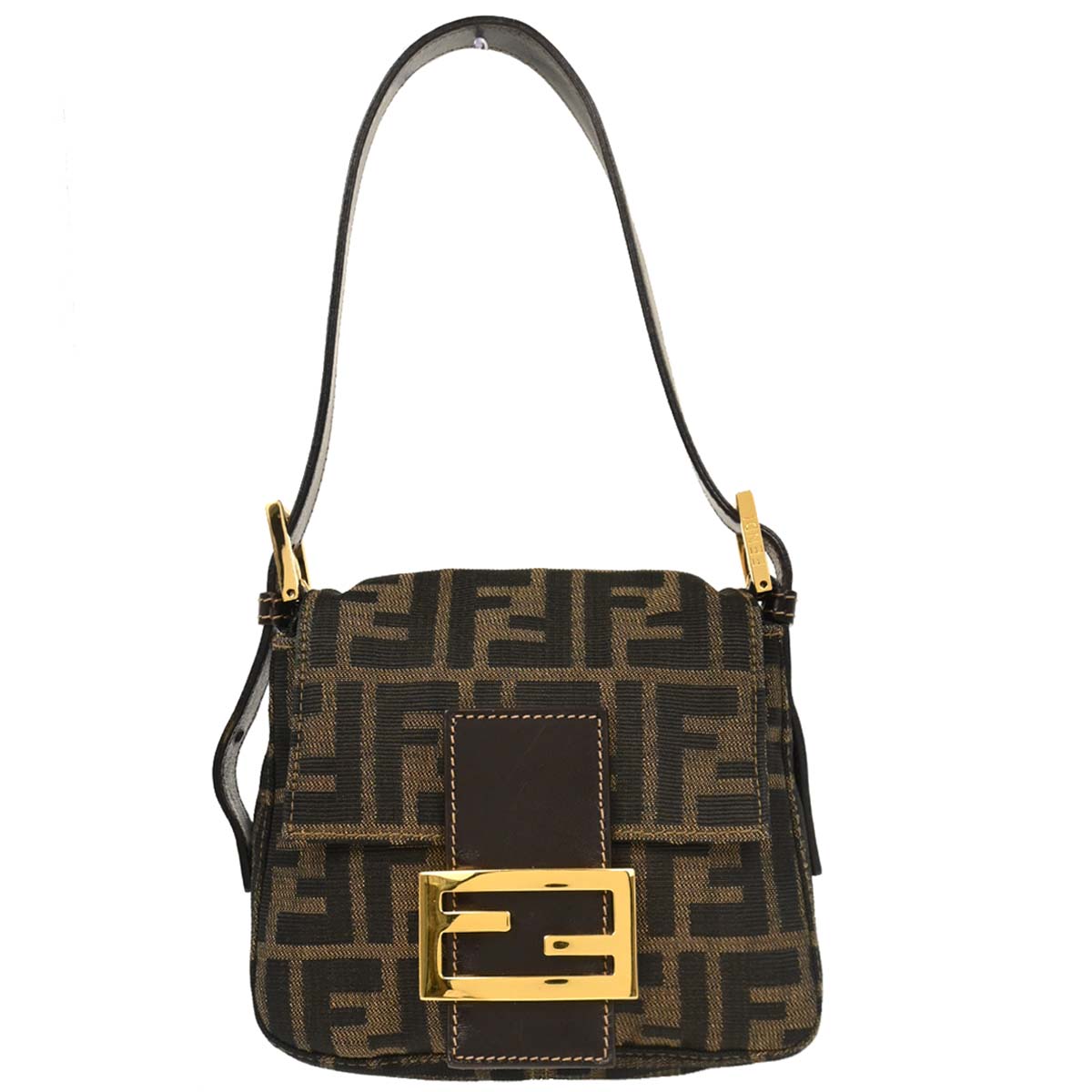 Fendi Brown Zucca Handbag
