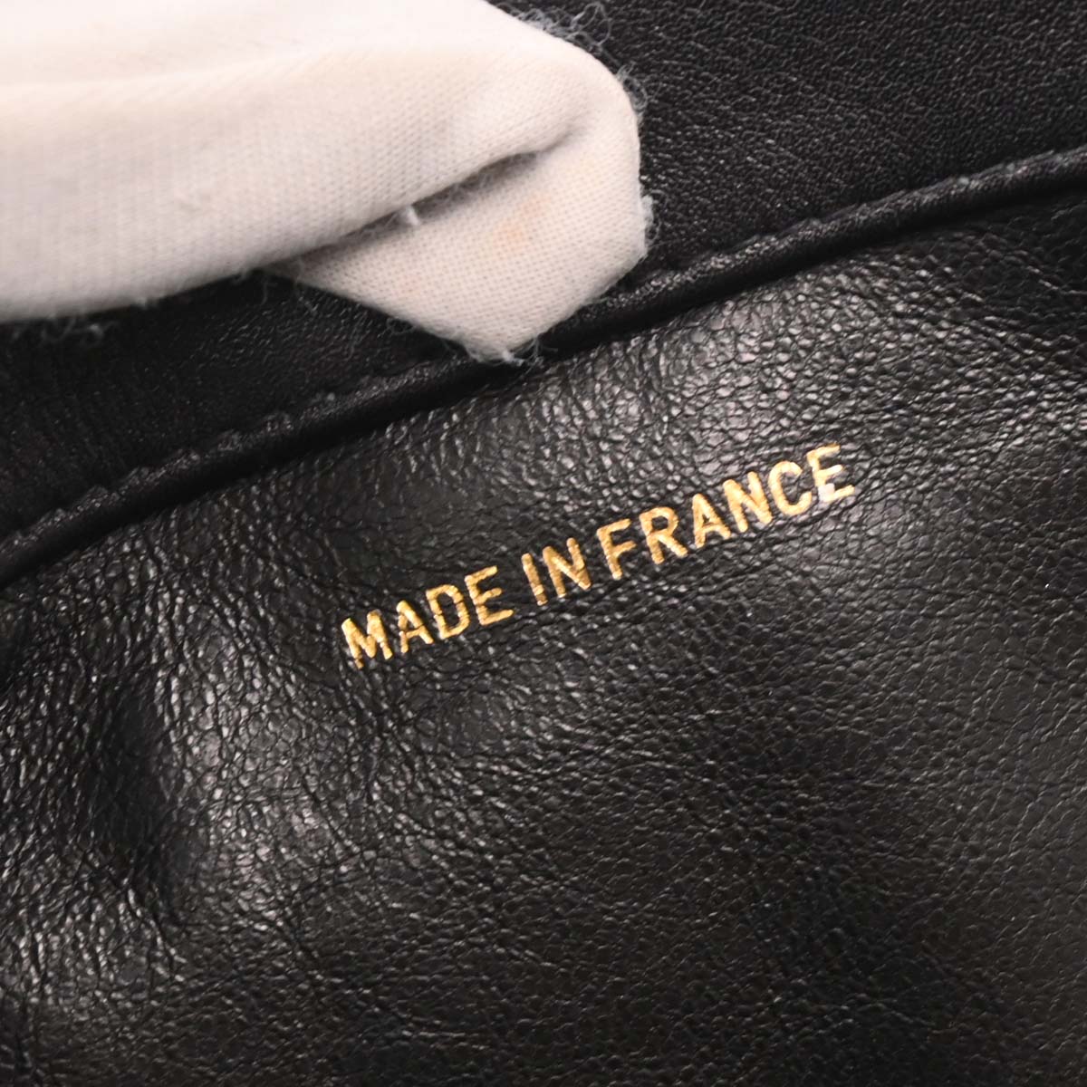 Chanel 1994-1996 Black Lambskin Tote Chain Handbag