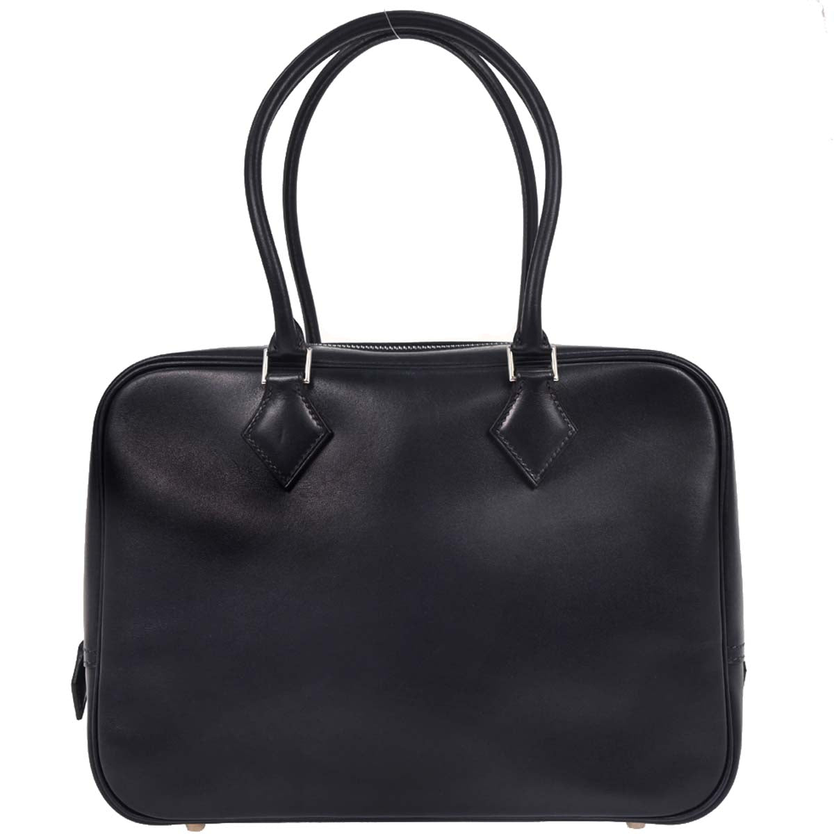 Hermes 2000 Blue Indigo Box Calf Plume 28 Handbag