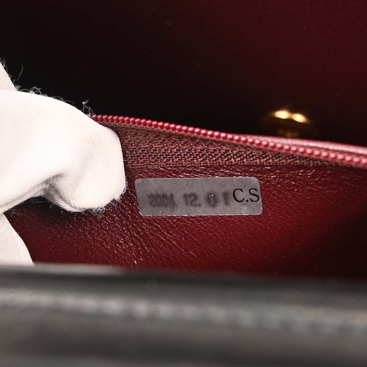 Chanel 2004-2005 Black Lambskin Turnlock Small Half Flap Shoulder Bag