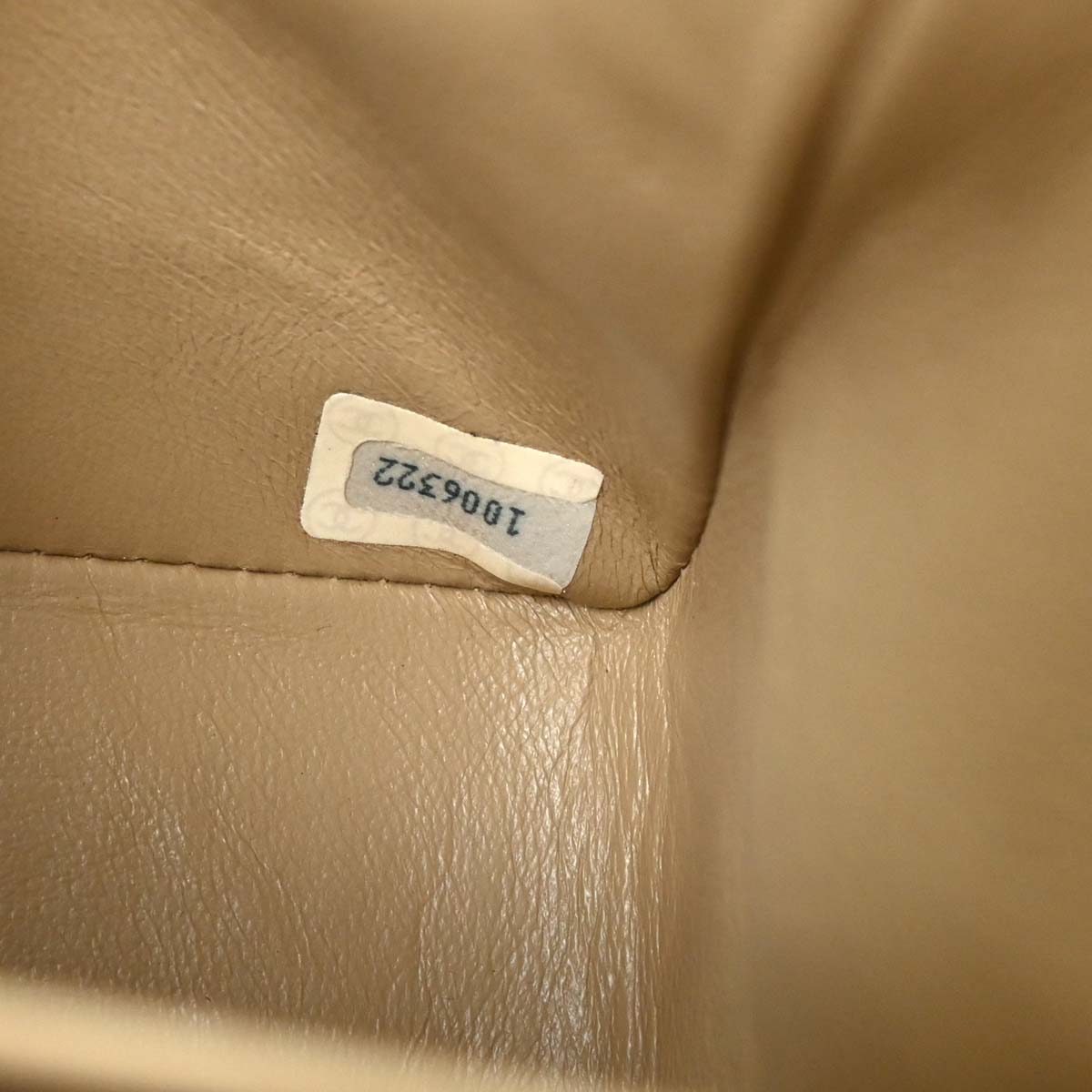 Chanel 1989-1991 Beige Lambskin Small Classic Double Flap Shoulder Bag
