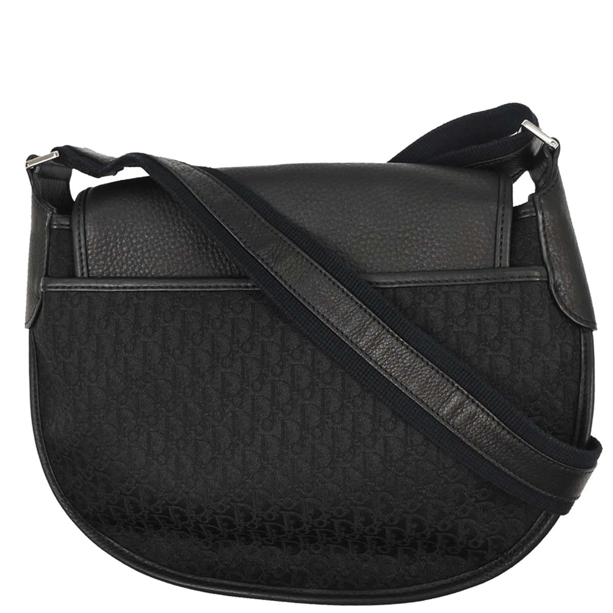 Christian Dior Black Trotter Street Chic Shoulder Bag