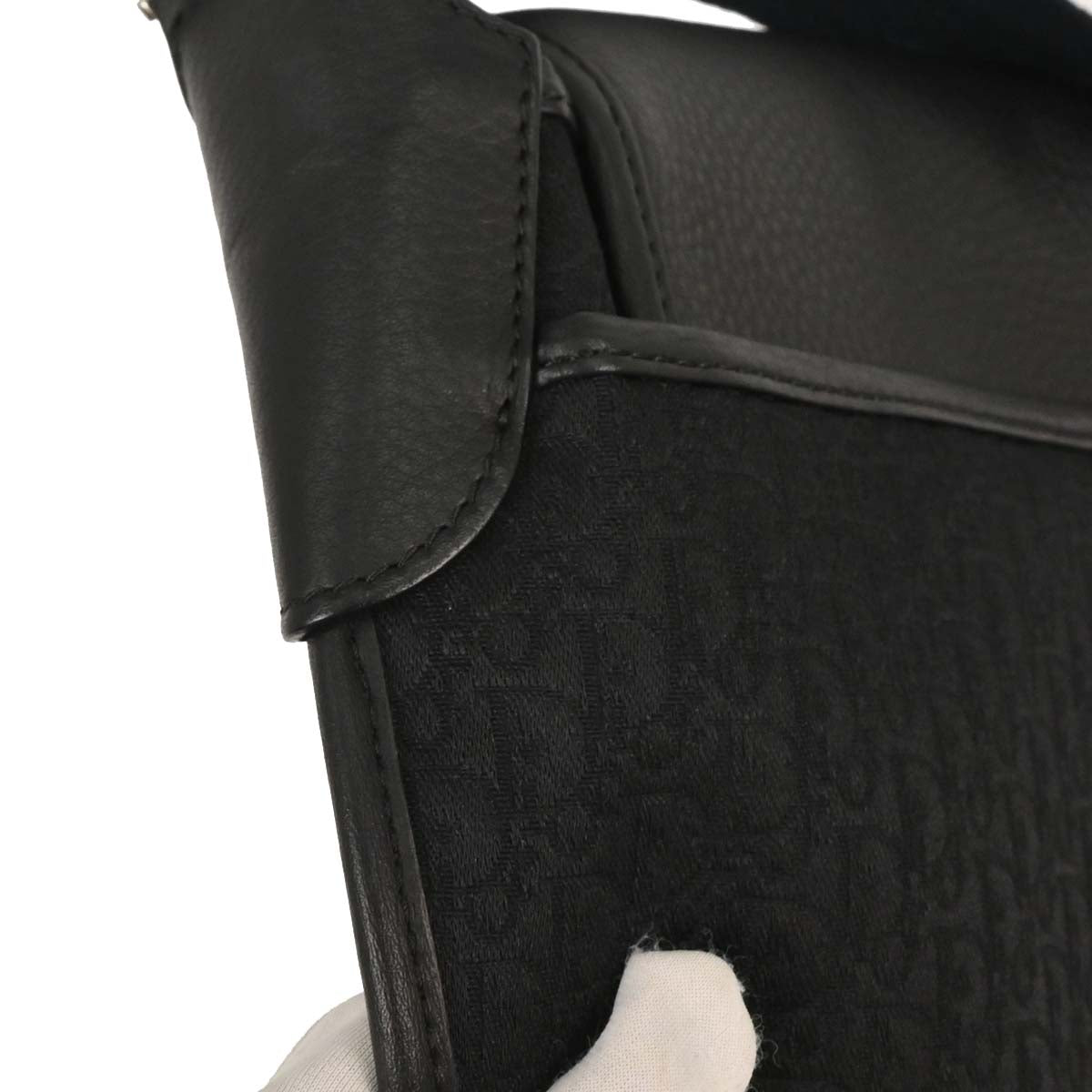 Christian Dior Black Trotter Street Chic Shoulder Bag