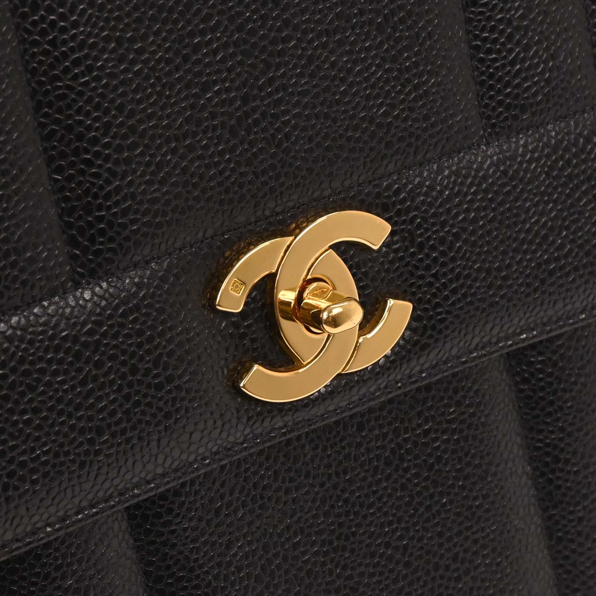 Chanel 1994-1996 Black Caviar Handbag