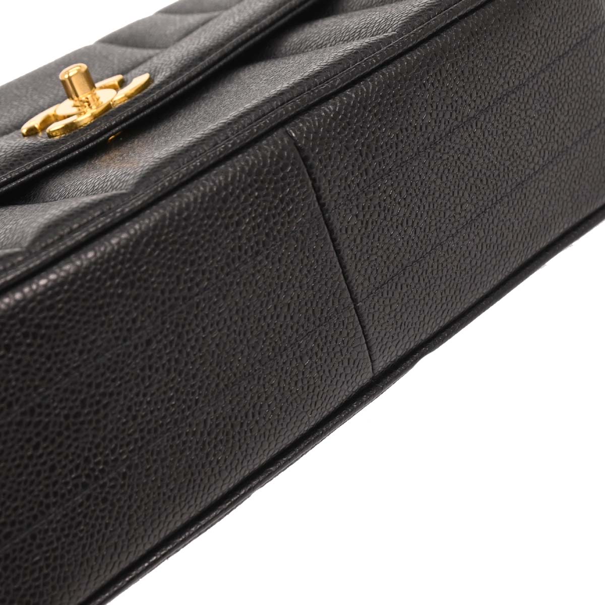 Chanel 1994-1996 Black Caviar Handbag