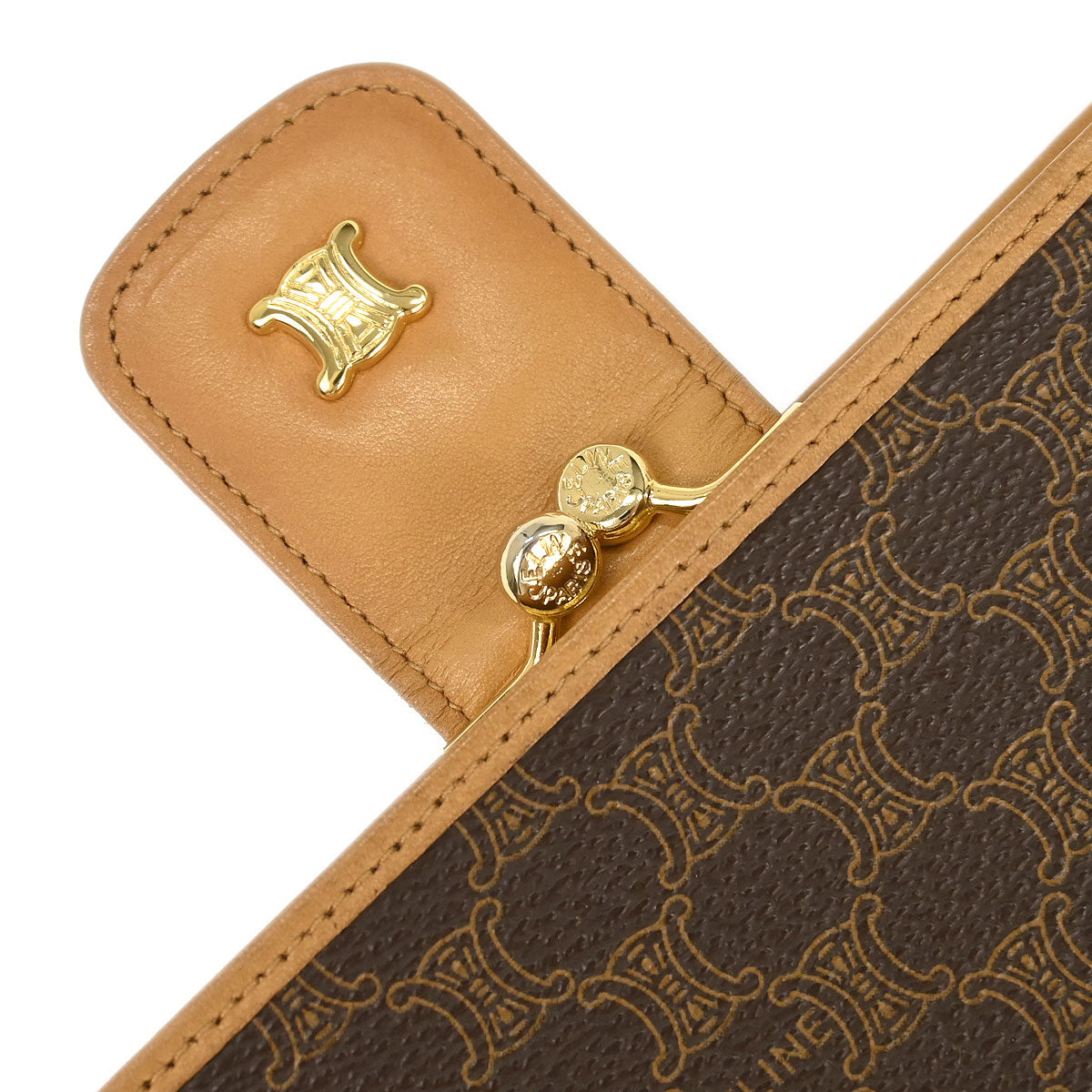 Celine Brown PVC Macadam Wallet