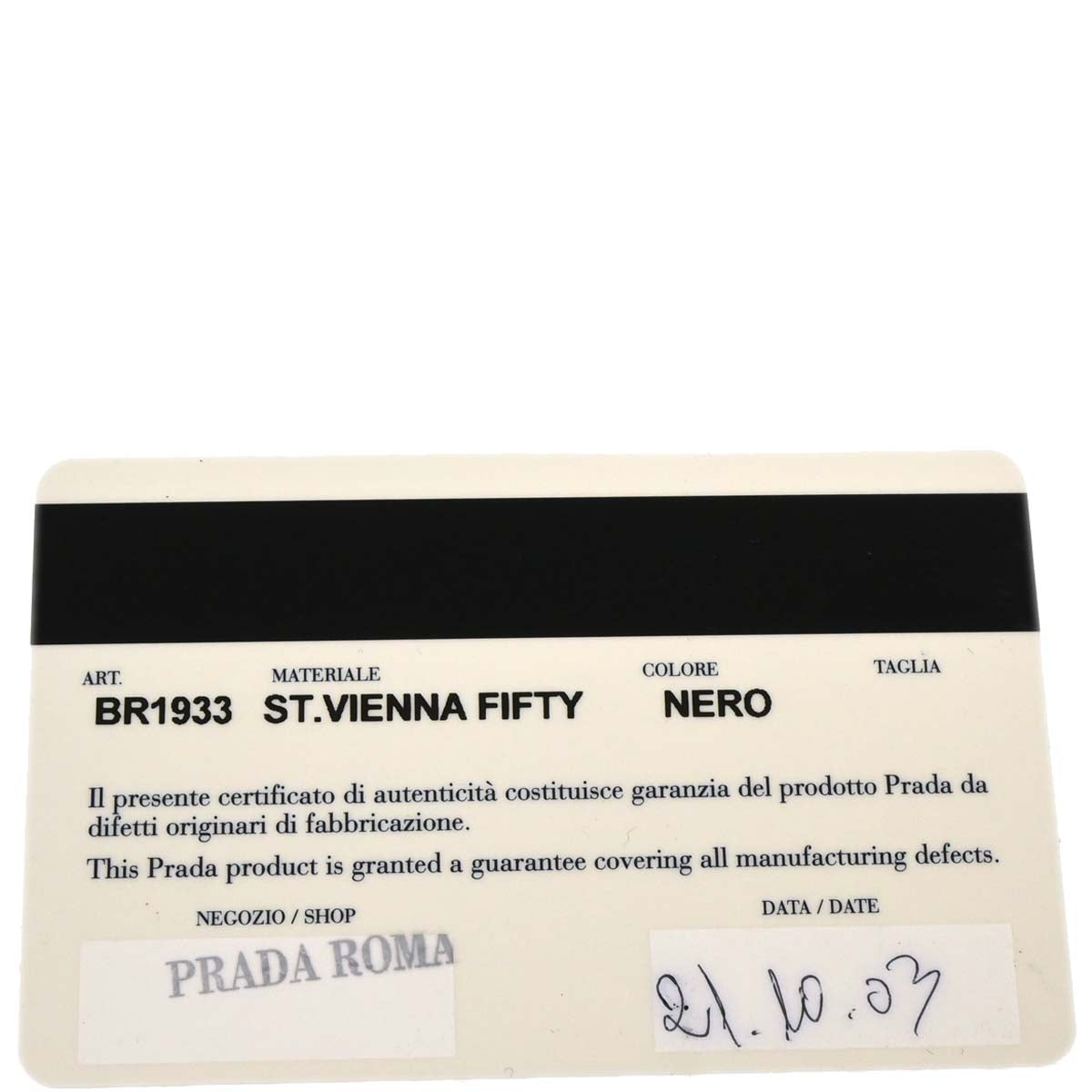 Prada Black Leather Handbag