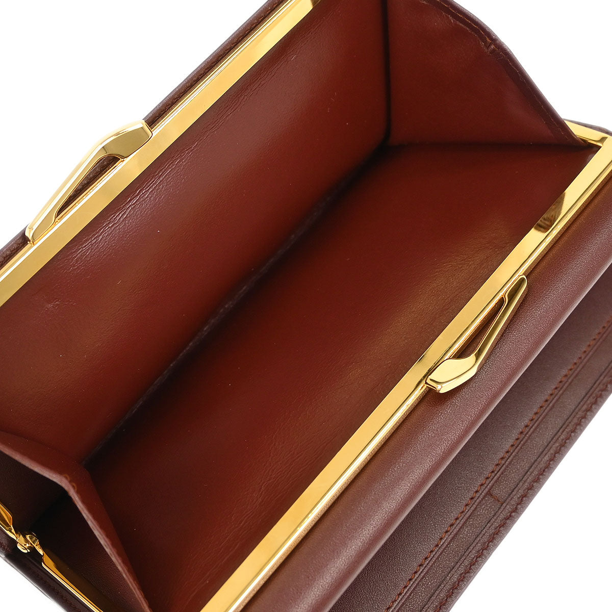 Cartier Bordeaux Trifold Long Wallet