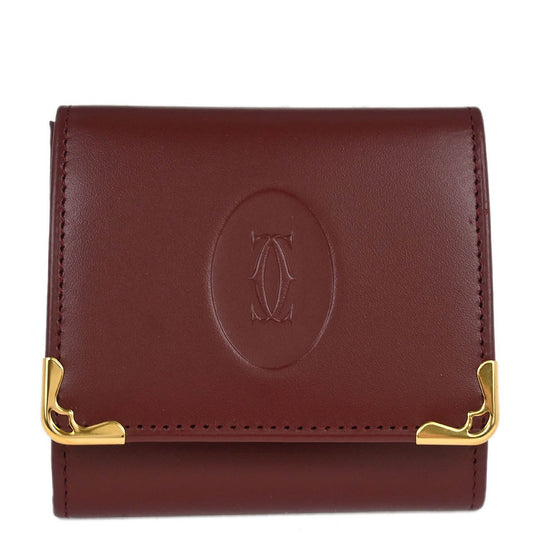 Cartier Bordeaux Coin Purse Wallet