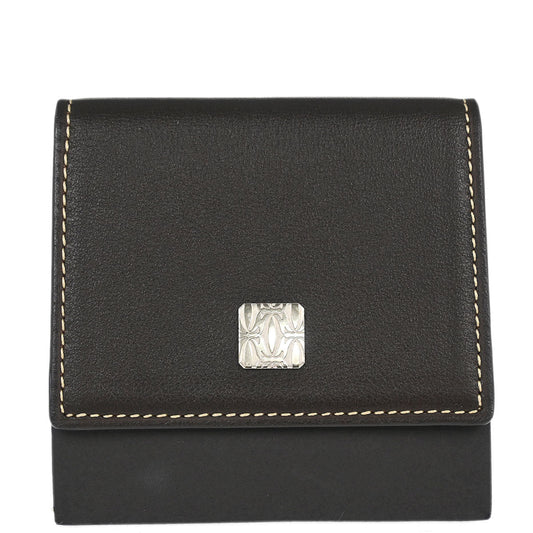 Cartier Brown Coin Purse Wallet