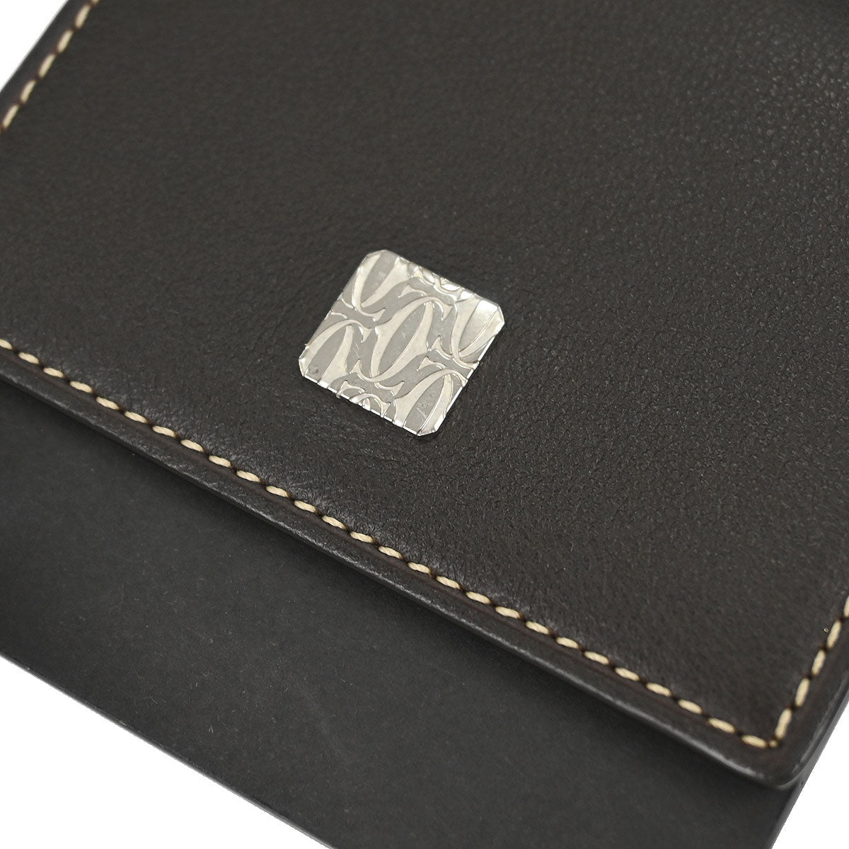 Cartier Brown Coin Purse Wallet