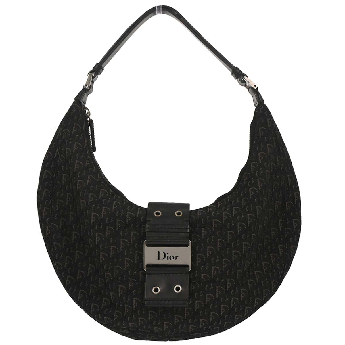Christian Dior 2003 Black Street Chic Trotter Handbag