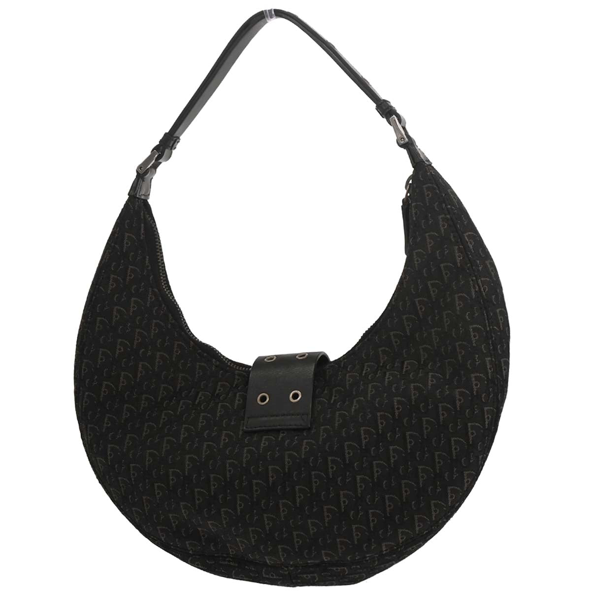 Christian Dior 2003 Black Street Chic Trotter Handbag