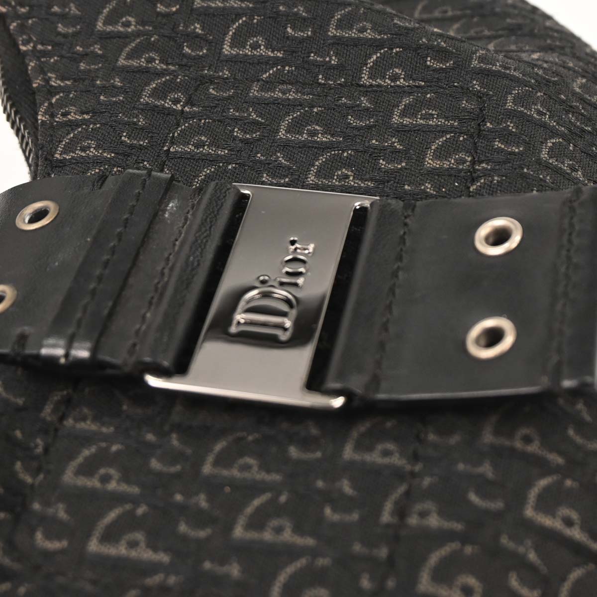 Christian Dior 2003 Black Street Chic Trotter Handbag