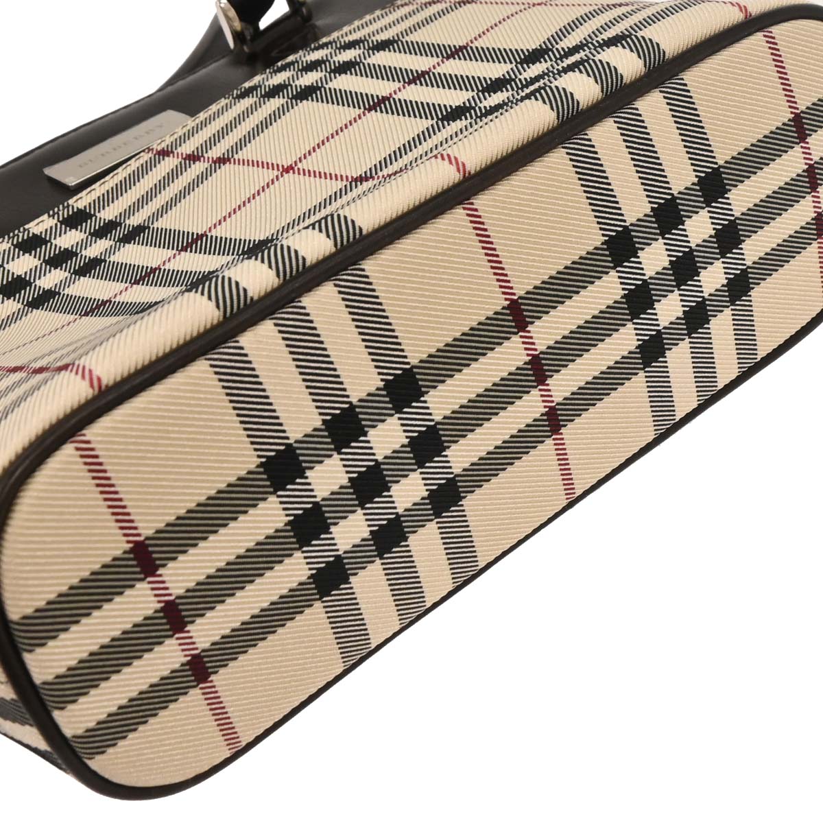 Burberry Beige Brown Burberry Check Tote Bag