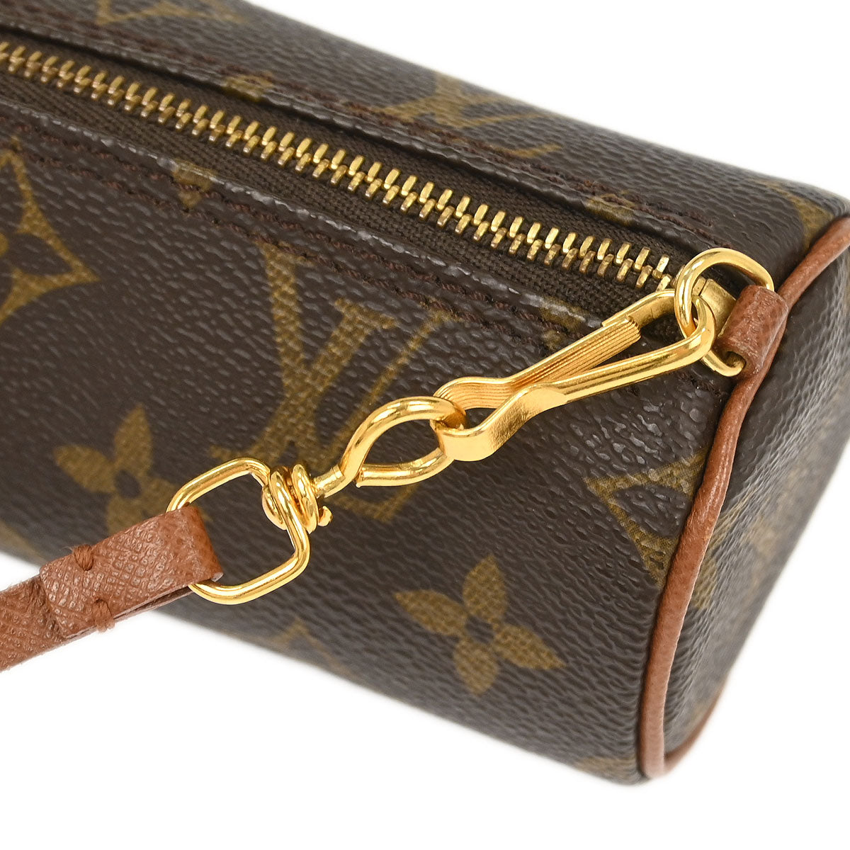 Louis Vuitton Monogram Papillon Attached Pouch Bag