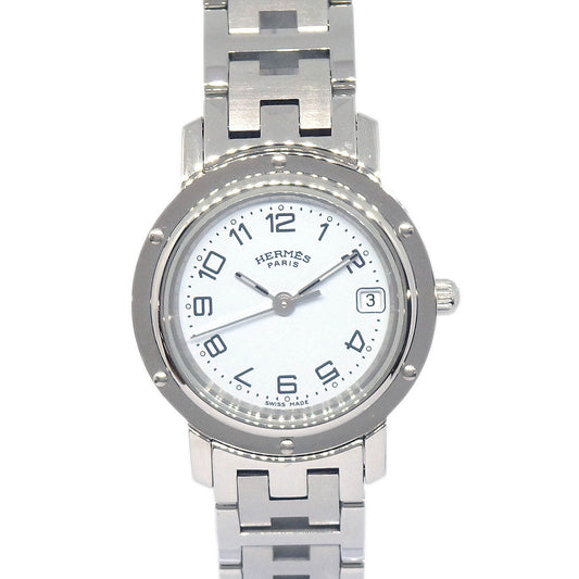 Hermes CL4.210 Clipper Quartz Watch SS
