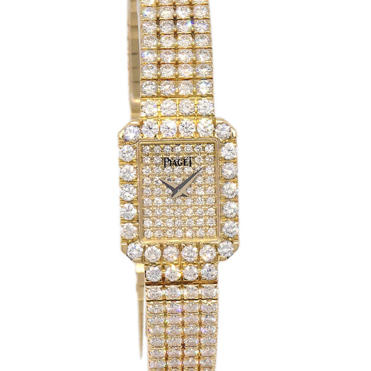 Piaget Limelight Ref.15421 C626 Quartz Watch 18K Pave Diamond