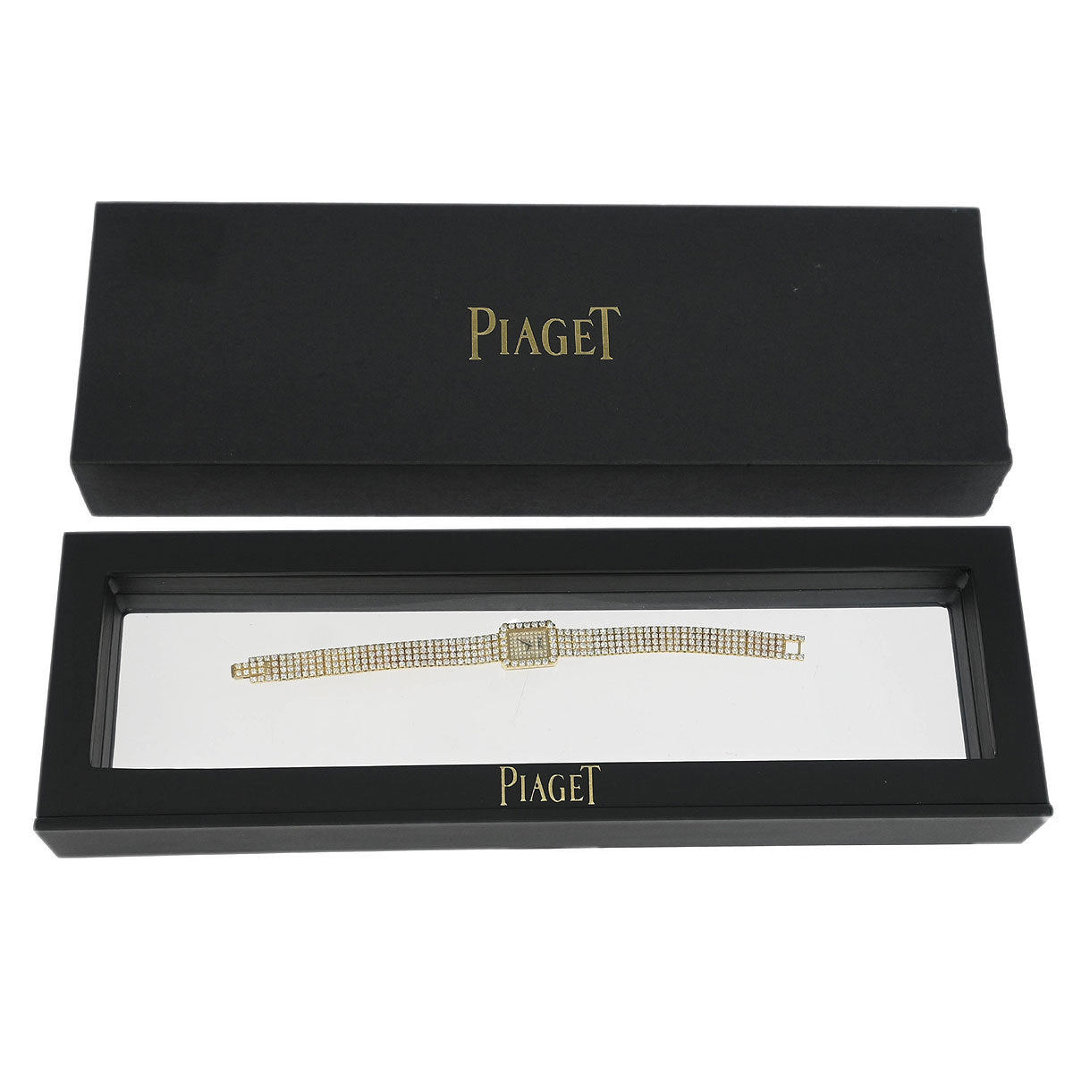 Piaget Limelight Ref.15421 C626 Quartz Watch 18K Pave Diamond
