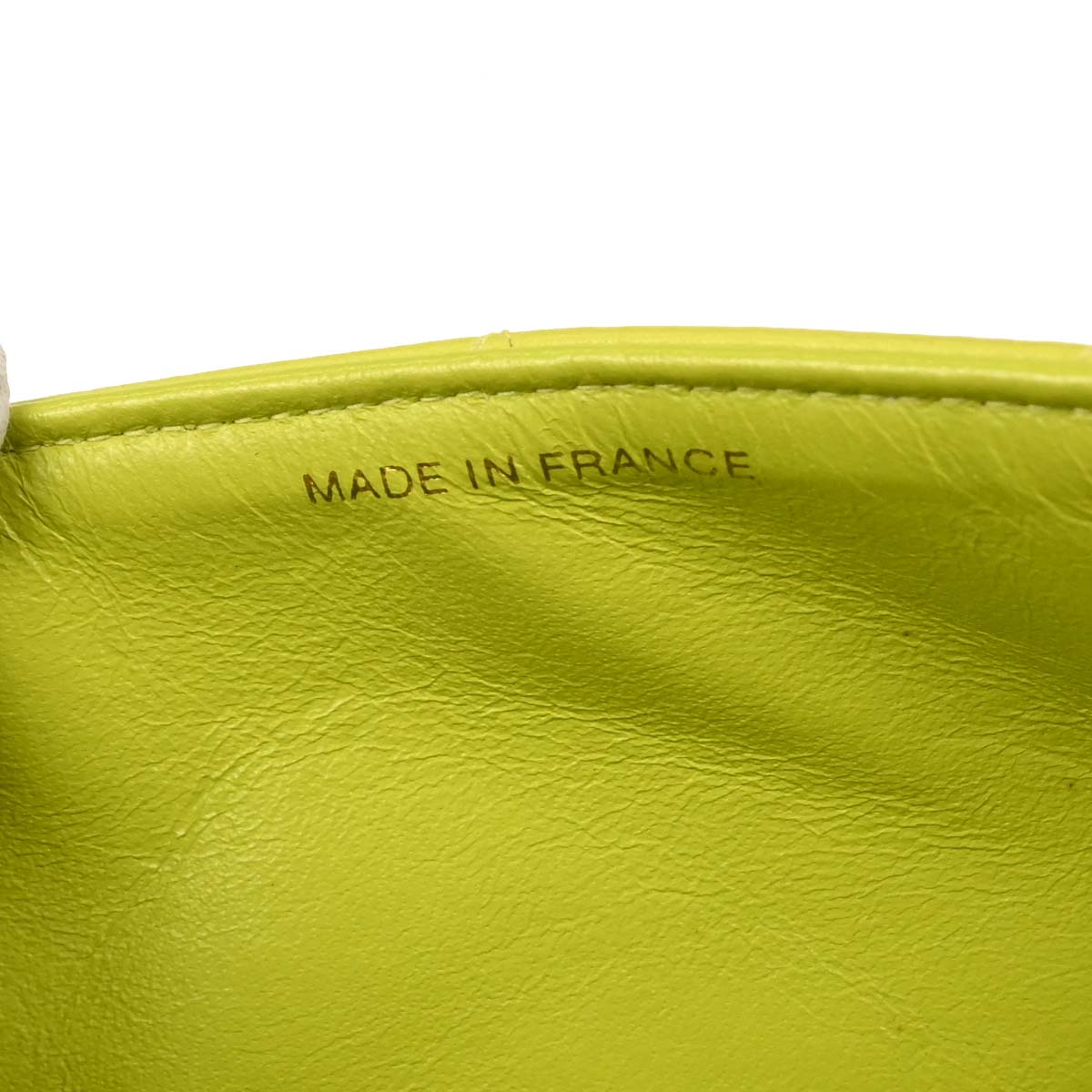 Chanel 1996-1997 Light Green Lambskin Medium Diana Shoulder Bag