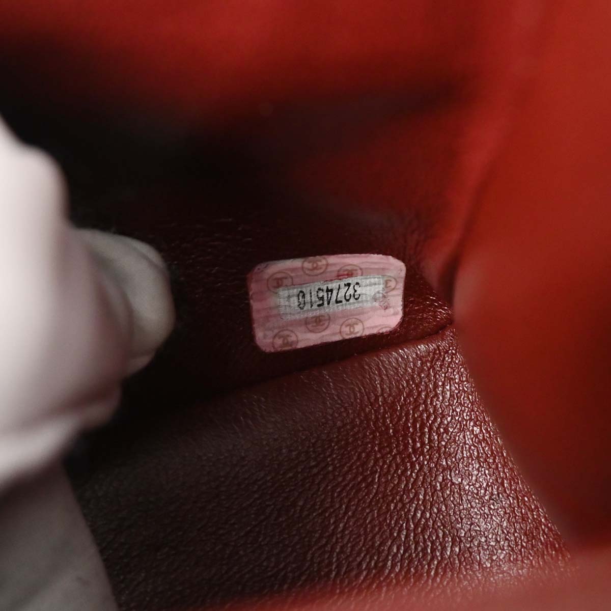 Chanel 1994-1996 Black Lambskin Classic Square Flap Shoulder Bag