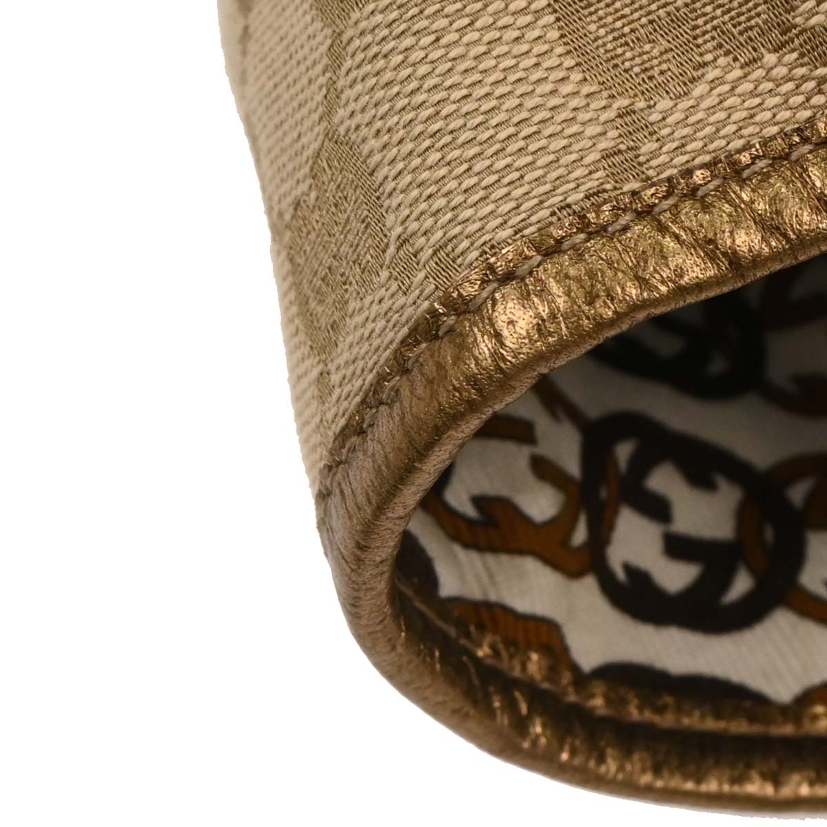 Gucci Beige Gold GG Tote Bag