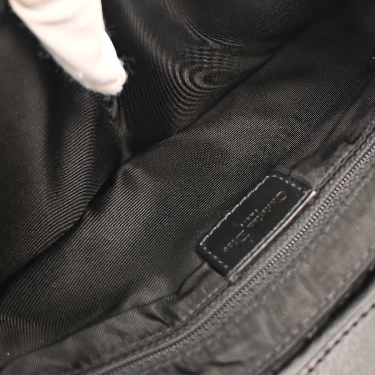 Christian Dior 2002 Black Trotter Street Chic Shoulder Bag