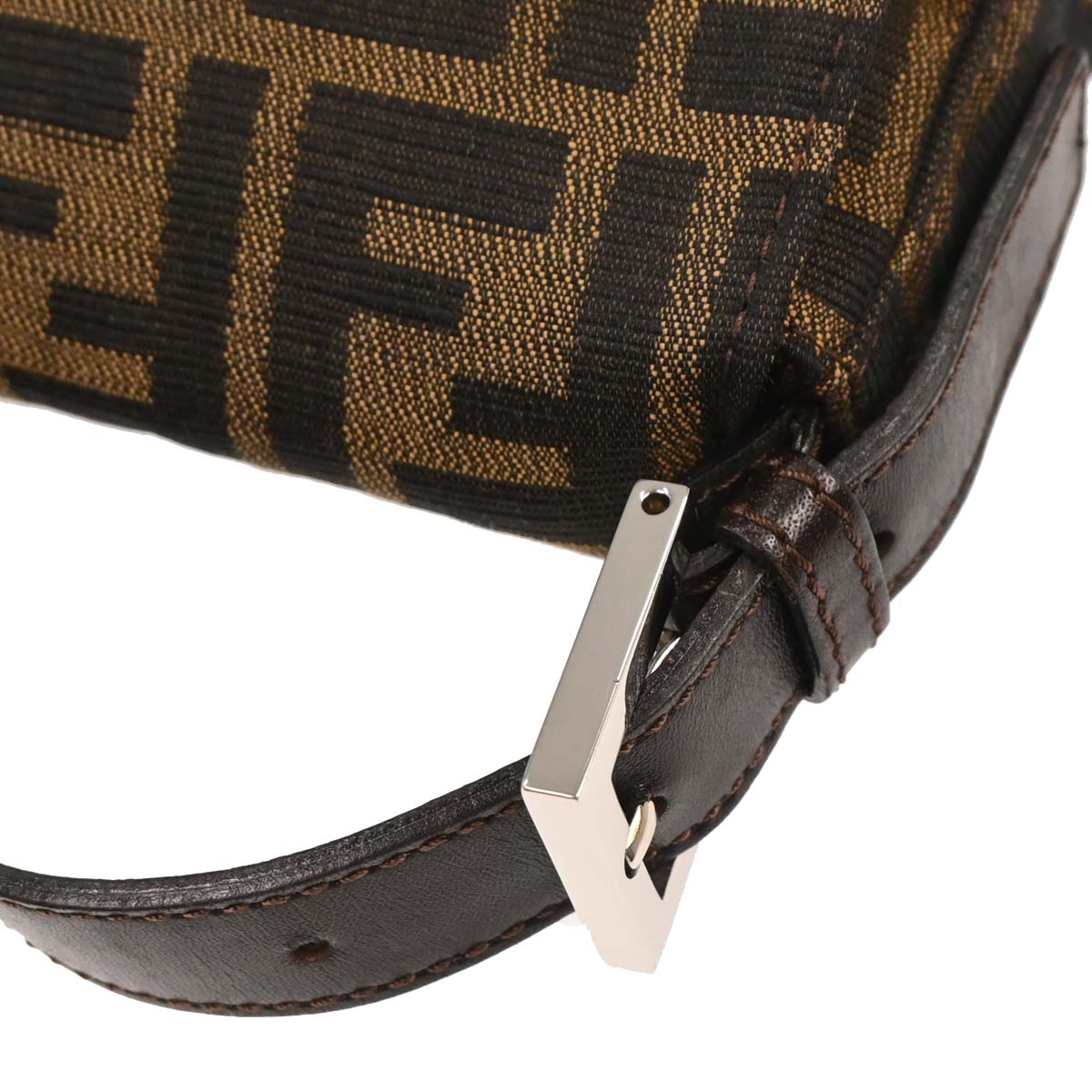Fendi Brown Zucca Baguette Handbag