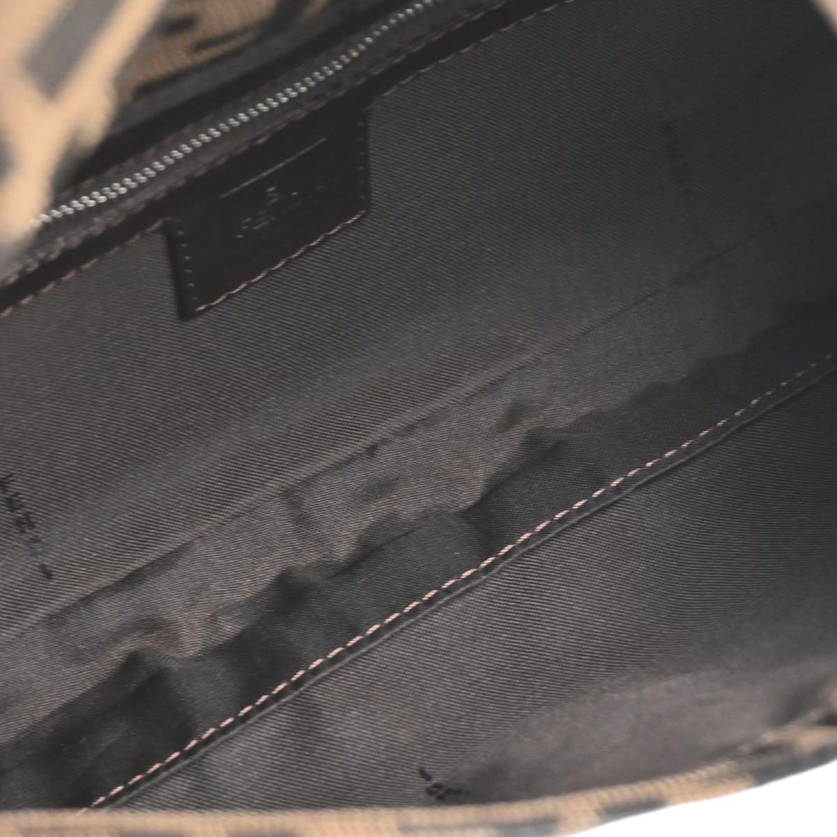 Fendi Brown Zucca Baguette Handbag
