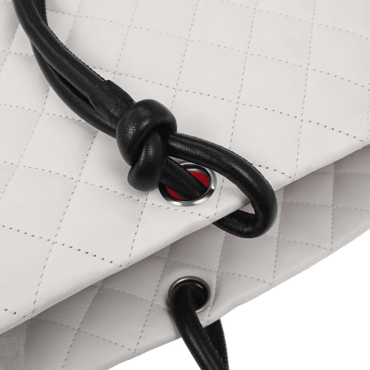 Chanel 2004-2005 White Calfskin Cambon Ligne Tote Handbag