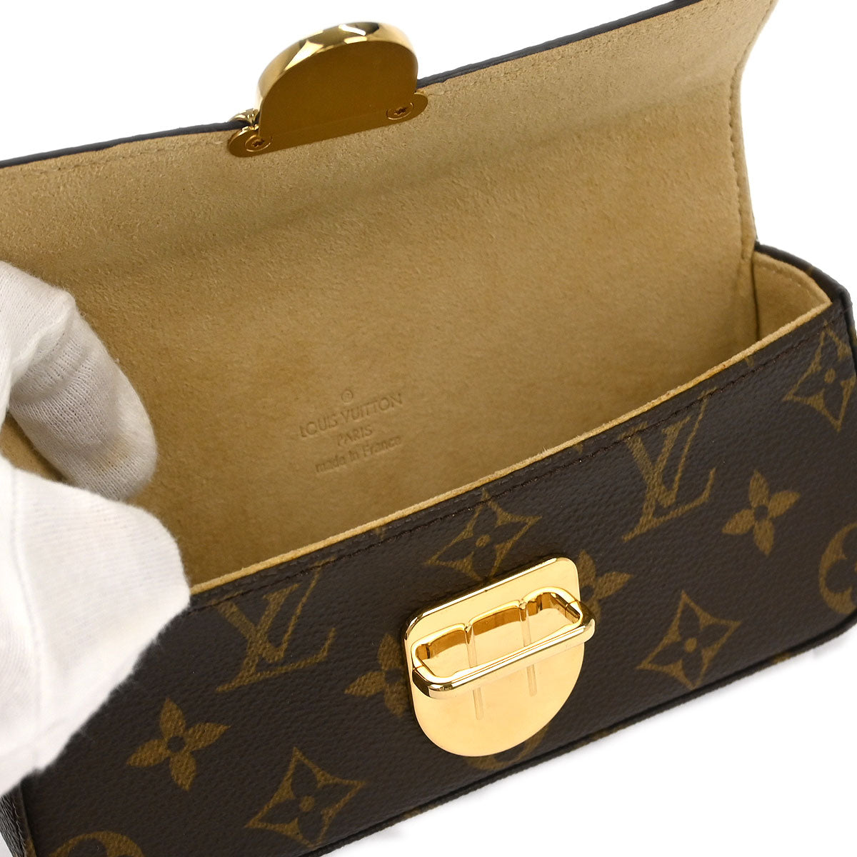 Louis Vuitton Monogram Pochette Lagoon Glasses Case M60008 Small Good