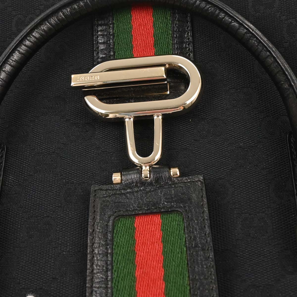 Gucci Black GG Sherry Tote Bag