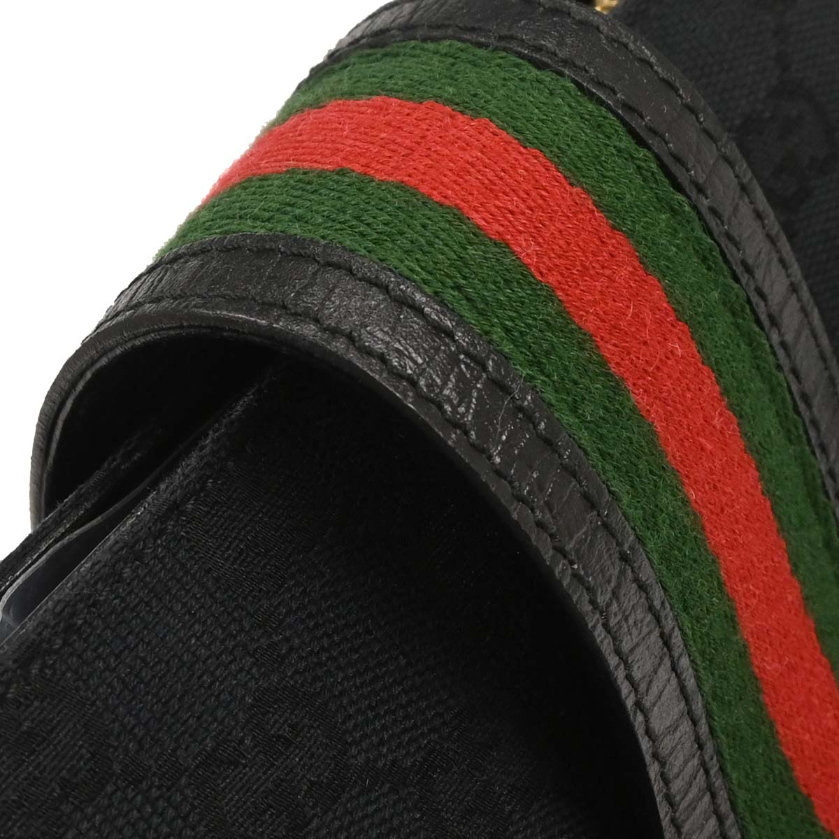 Gucci Black GG Sherry Tote Bag