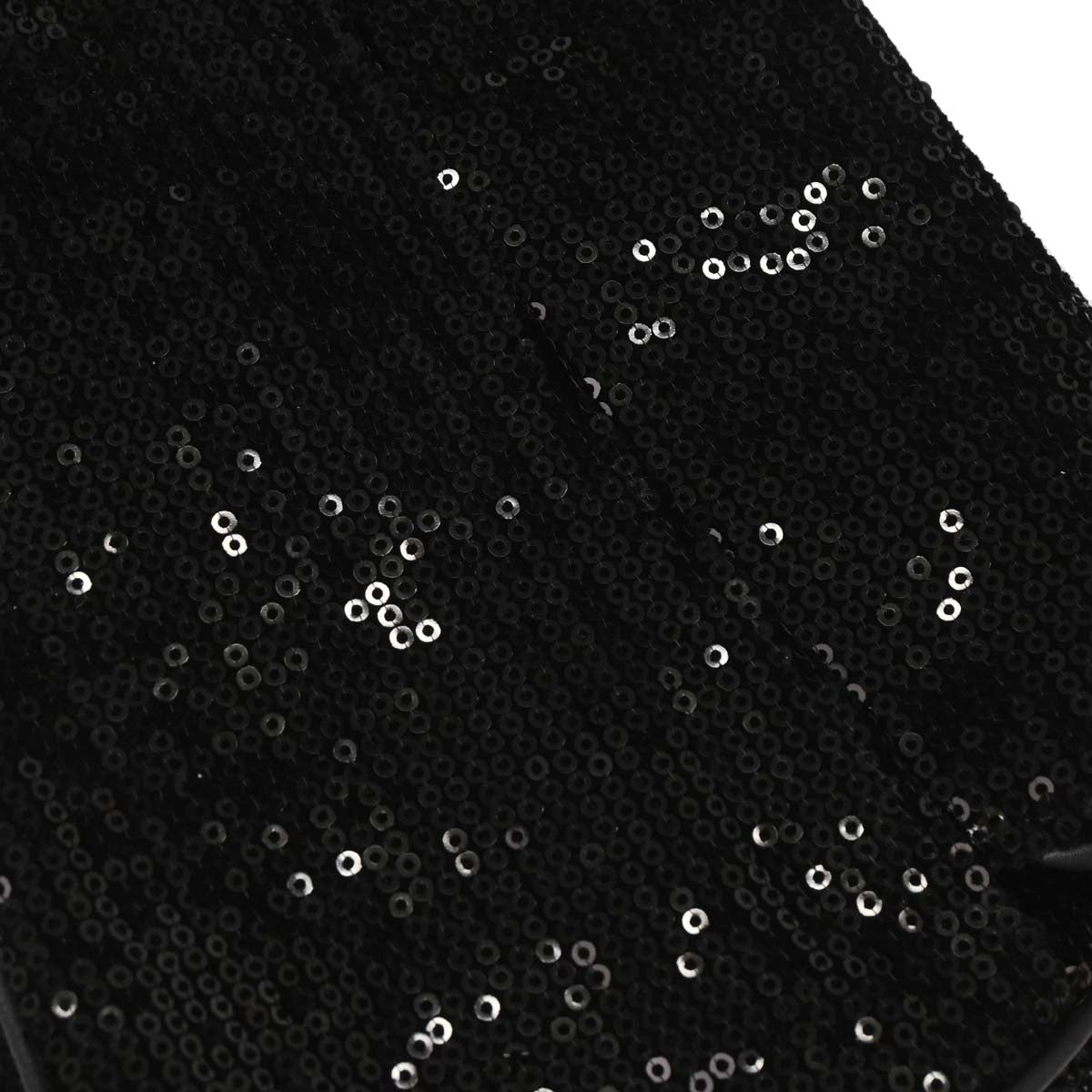 Christian Dior Black Velvet Sequins Handbag