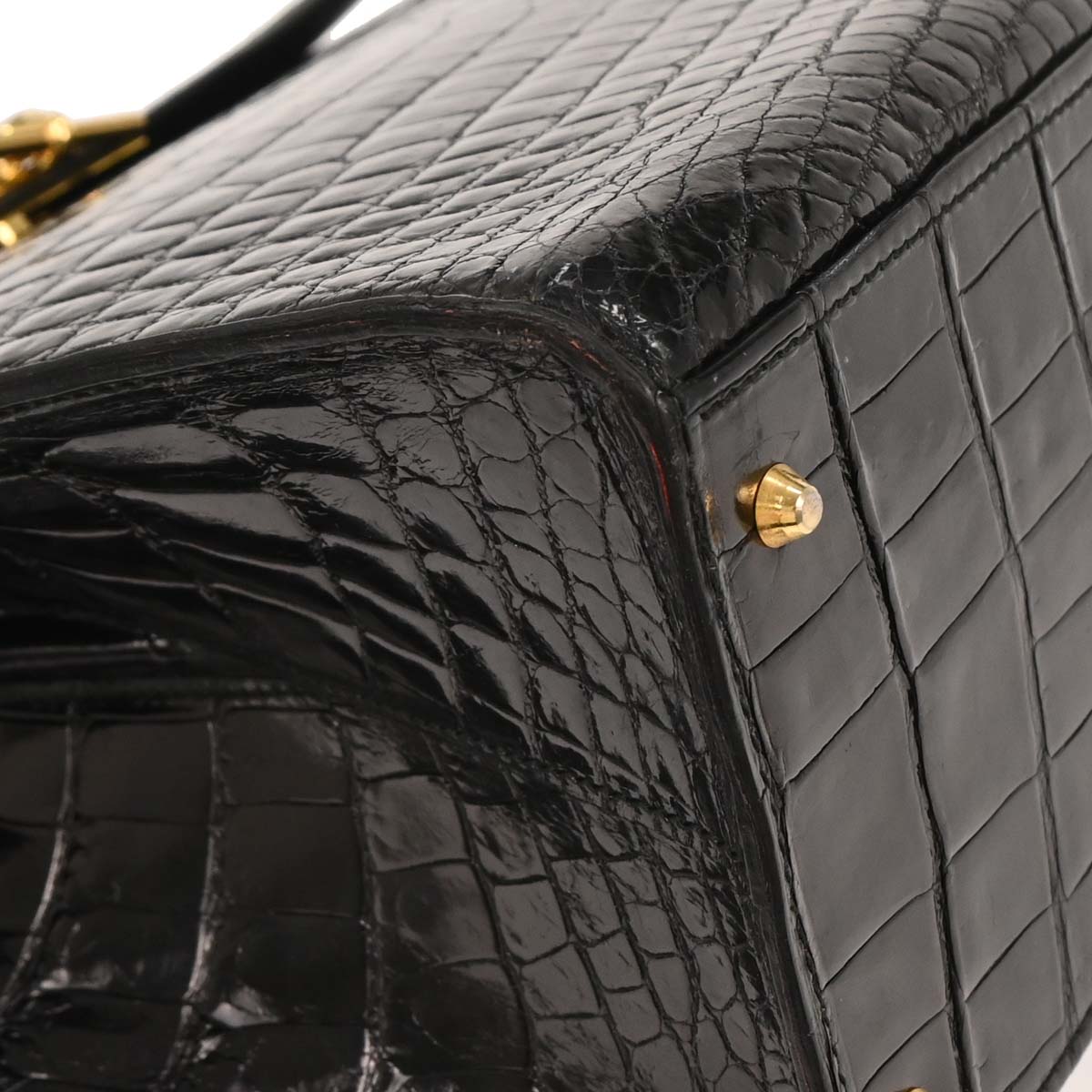 Celine * Black Crocodile Handbag