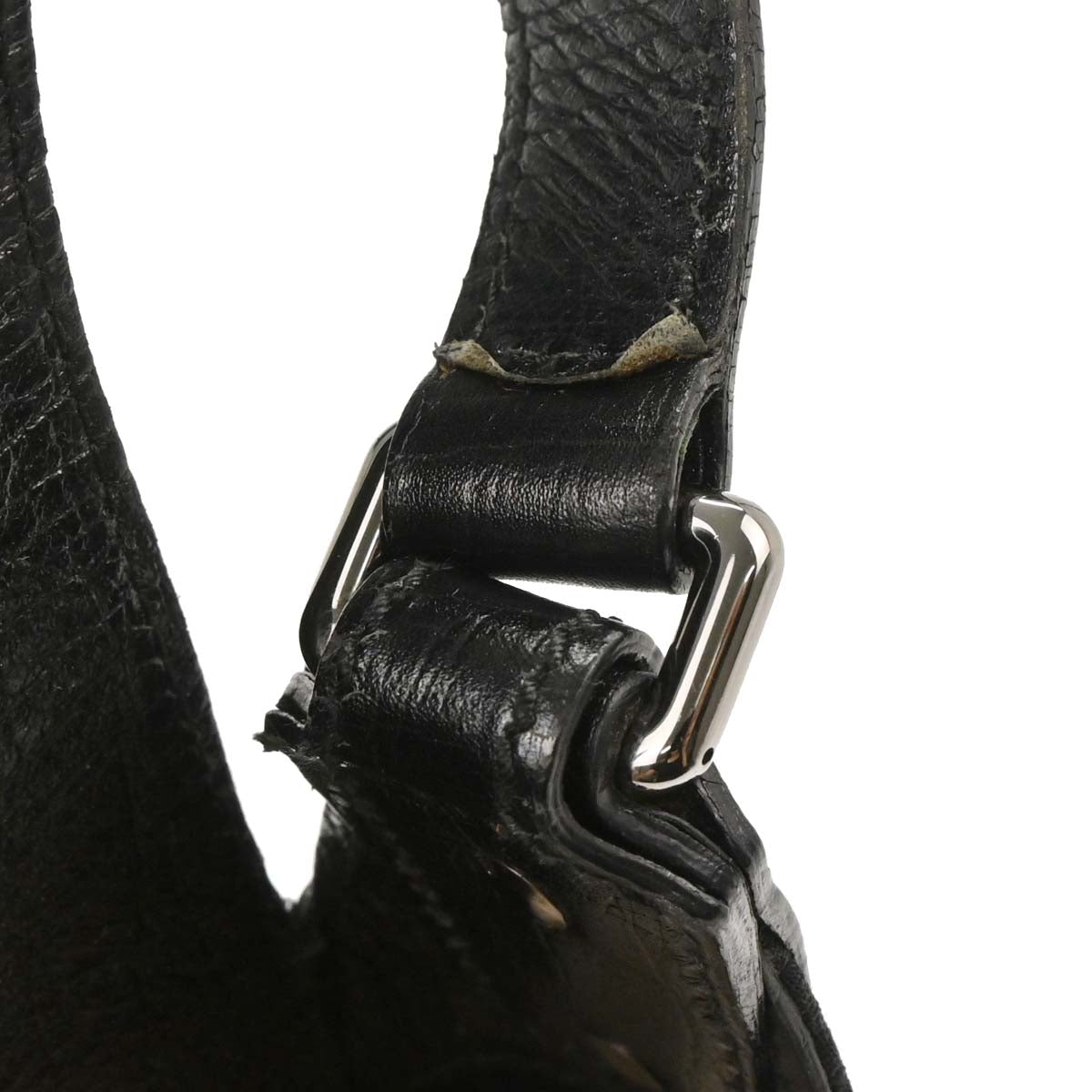 Gucci Black Horsebit GG Handbag