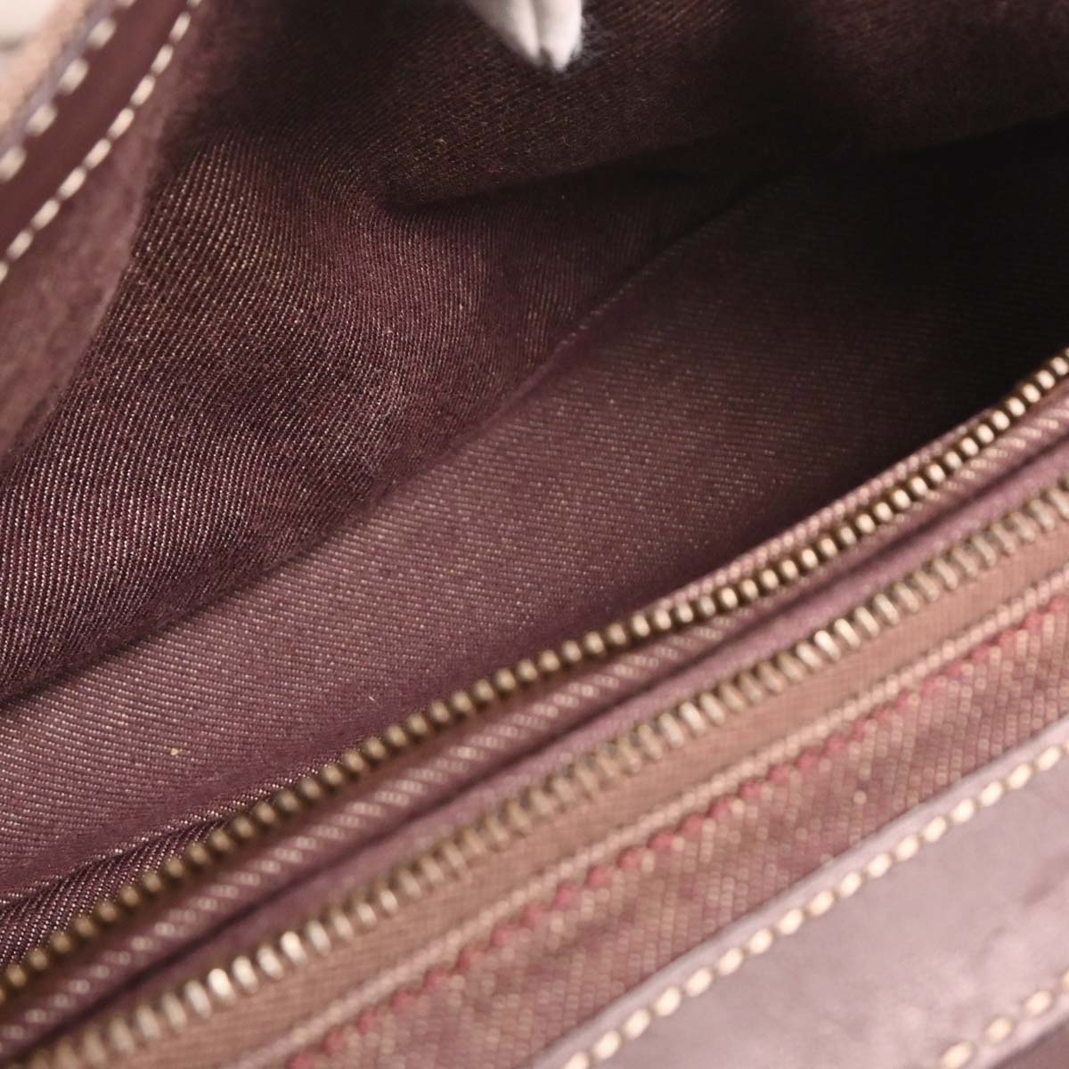 Celine Bordeaux Paris Macadam Shoulder Bag