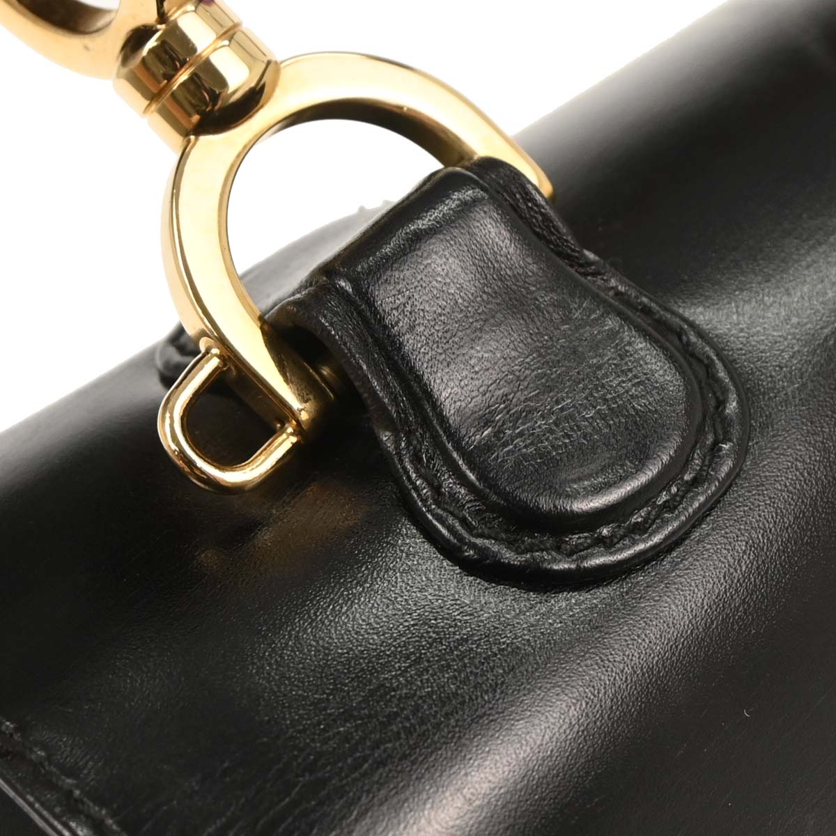 Gucci Black Bamboo 2way Shoulder Handbag