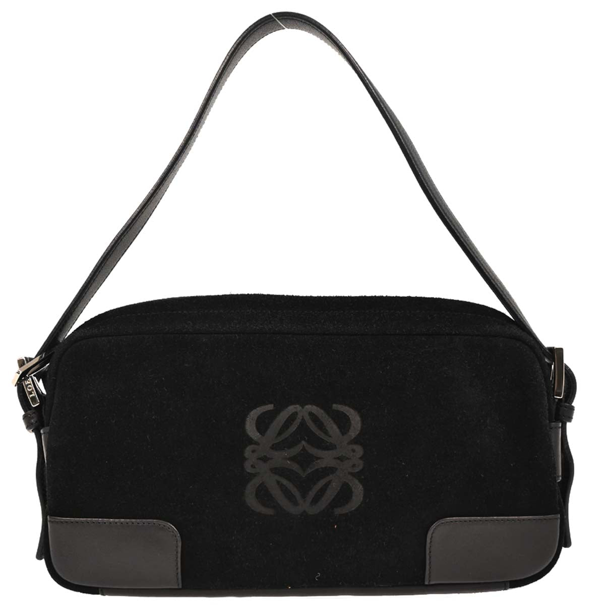 Loewe Black Suede Handbag