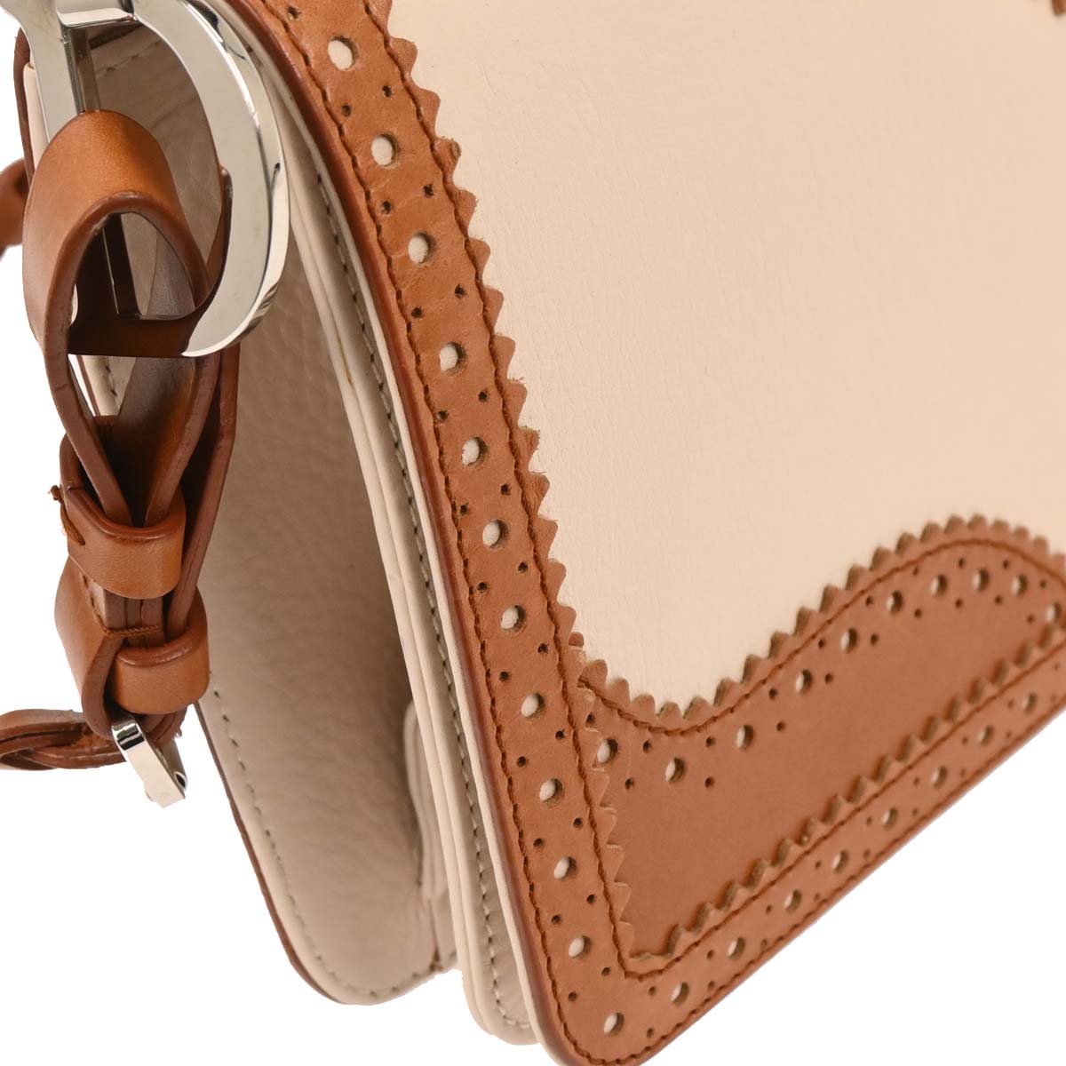 Christian Dior Brown Beige D Trick Shoulder Bag