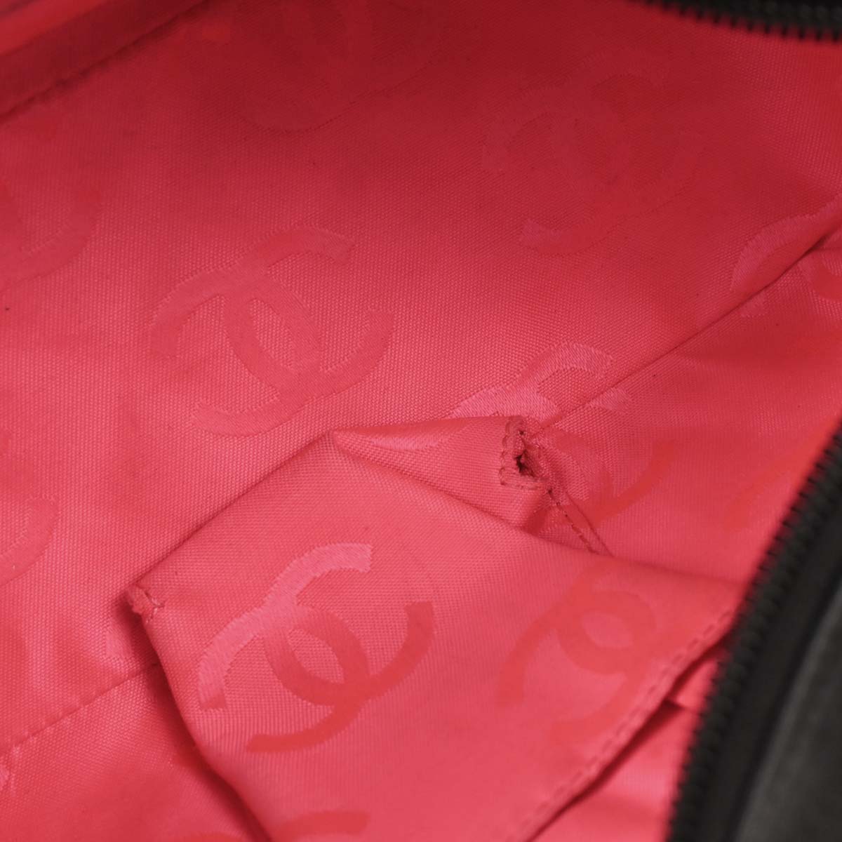 Chanel 2008-2009 Black Calfskin Cambon Ligne Bowling Bag