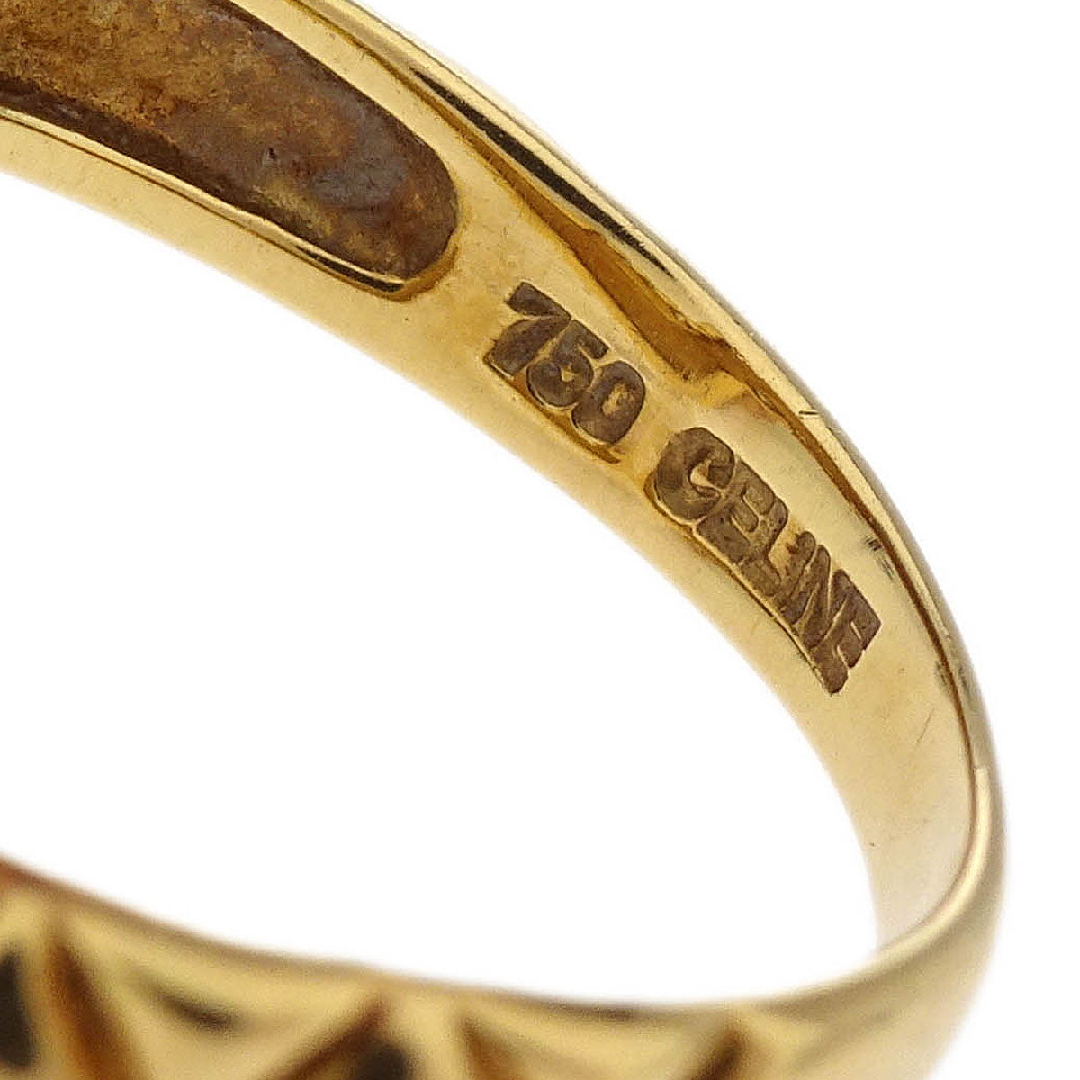 Celine Ring Au750 Diamond Gold #49