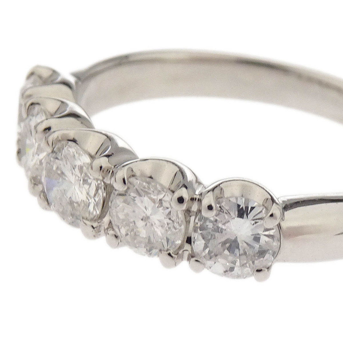 Ring Pt900 Diamond Silver #52