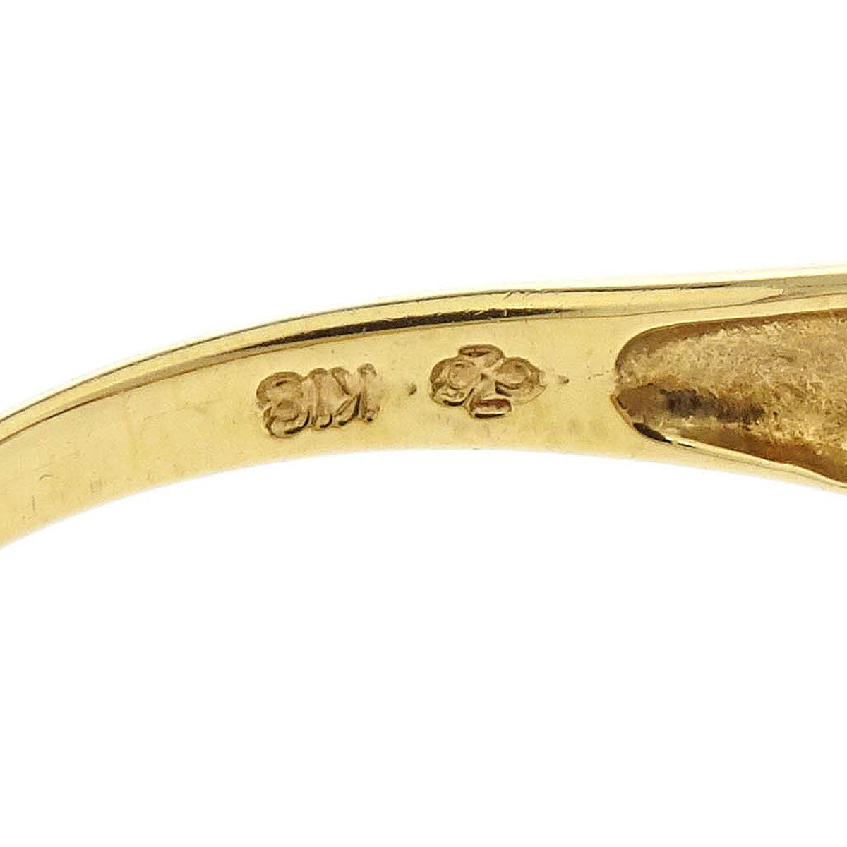 Ring Sapphire Diamond 18K Gold #50