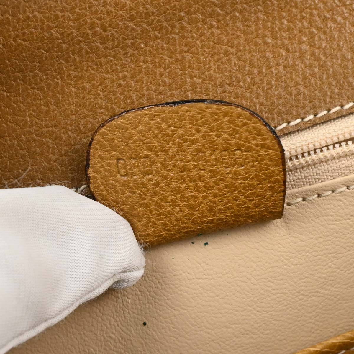 Gucci Brown Pigskin Bamboo 2way Shoulder Handbag