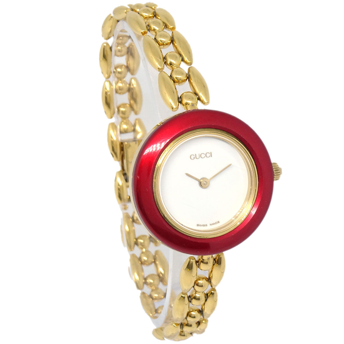Gucci 11/12.2 Change Bezel Chameleon Quartz Watch SS