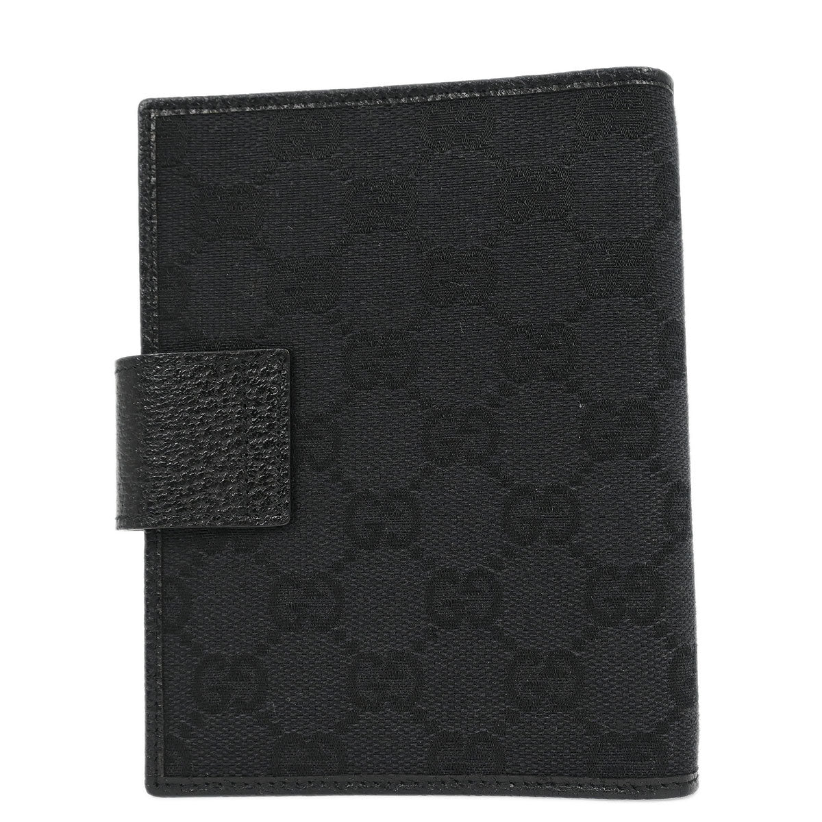 Gucci Black GG Notebook Cover Small Good