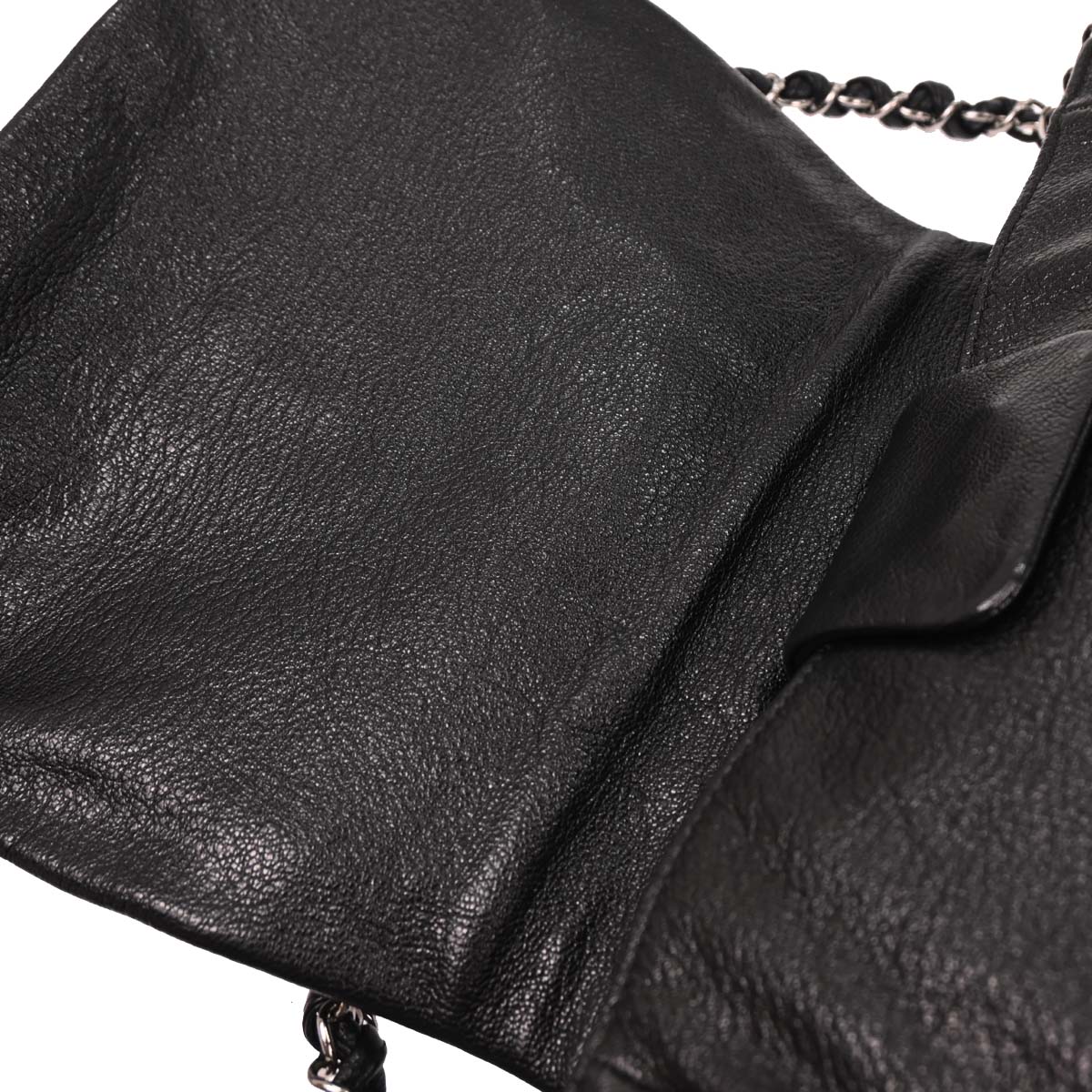 Chanel 2005-2006 Black Calfskin Luxury Line Accordion Flap Handbag